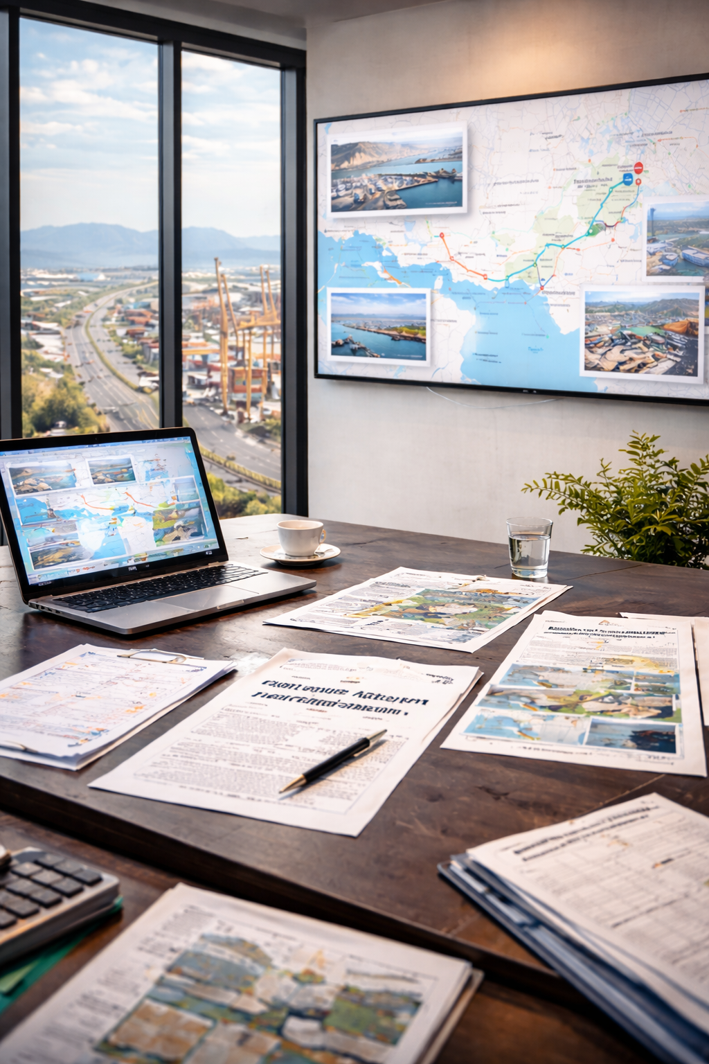 Professional advisory team at desk — CPEC Business Desk one-window solution by MSJC LLP